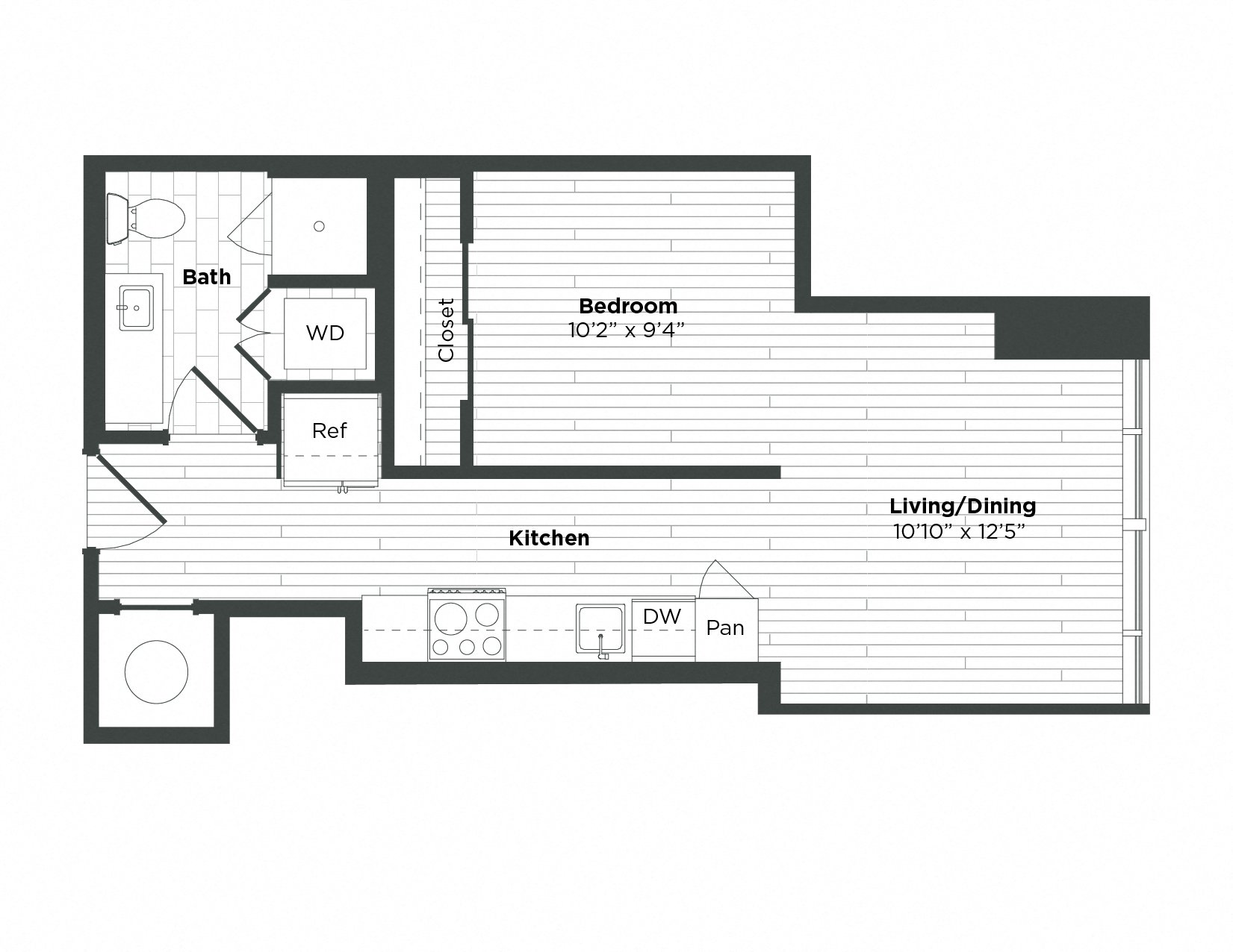 Apartment 0403 floorplan